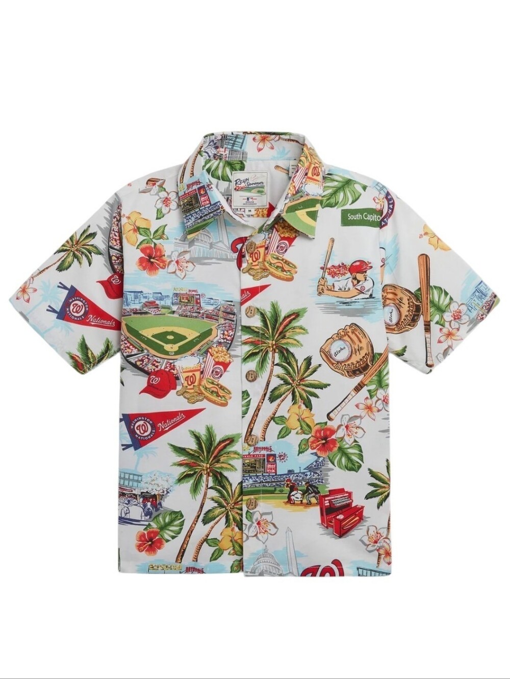 Reyn Spooner MLB® KIDS WASHINGTON NATIONALS SCENIC Aloha Hawaiian Shirt